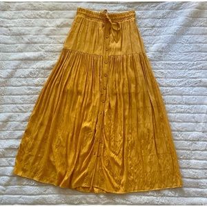 Beautiful Mustard Yellow Maxi Skirt